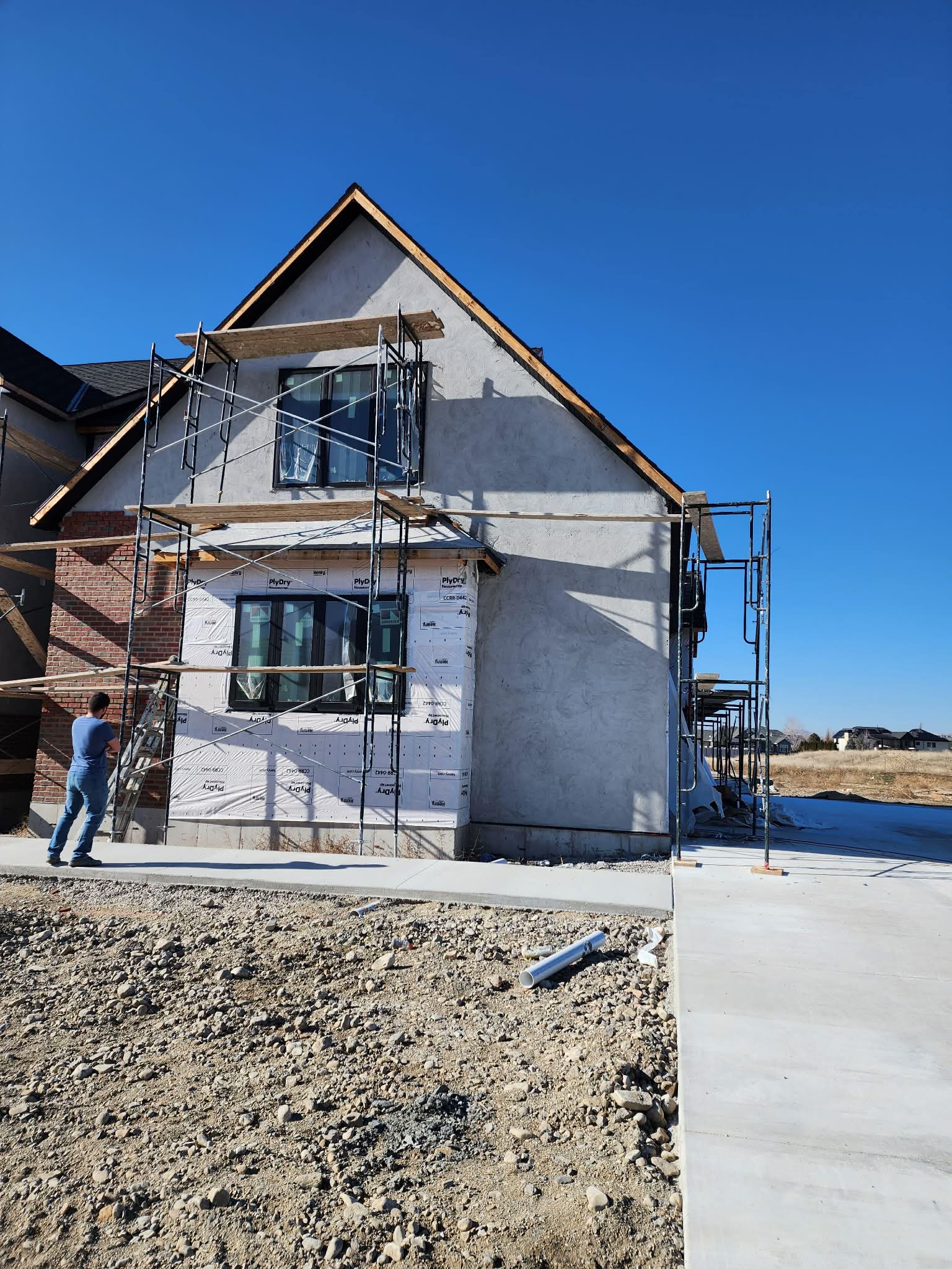 New construction exterior