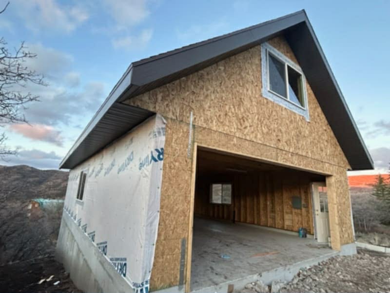 Garage Exterior Finish