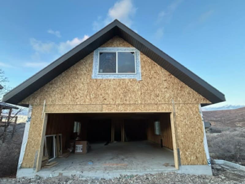 Garage Exterior Finish